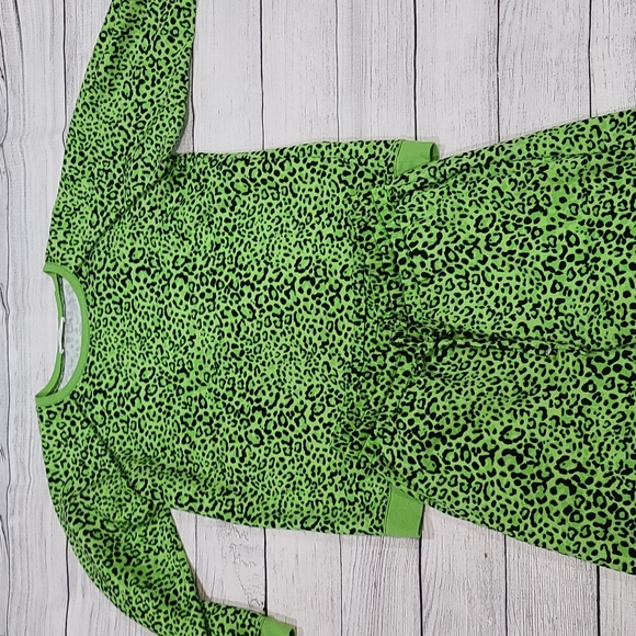 French Teeey Green Leopard Jogger Set - Picture 5 of 7